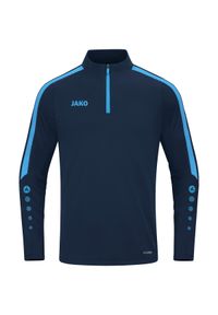 Dziecięca bluza dresowa zapinana na zamek Jako Power. Kolor: niebieski. Materiał: dresówka #1