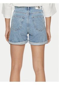 Calvin Klein Jeans Szorty jeansowe J20J222800 Niebieski Mom Fit. Kolor: niebieski. Materiał: bawełna #4