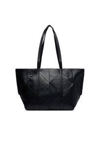 Calvin Klein Torebka Woven Medium Carryall LV04F3548G Czarny. Kolor: czarny. Materiał: skórzane #2