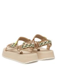 Tommy Jeans Sandały Tjw Eva Rope Sandal EN0EN02970 Beżowy. Kolor: beżowy. Materiał: materiał #4