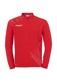 UHLSPORT - Kurtka z dresu Uhlsport Score 26 Evo. Kolor: wielokolorowy, biały, czerwony. Materiał: dresówka. Wzór: nadruk. Sport: piłka nożna #1
