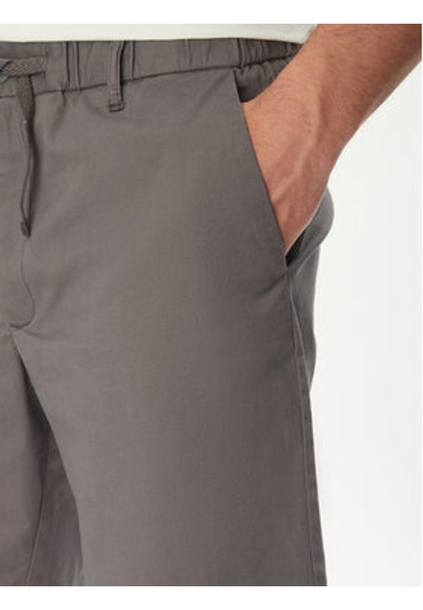 Jack & Jones Szorty materiałowe Jaiden 12274983 Szary Relaxed Fit. Kolor: szary. Materiał: bawełna