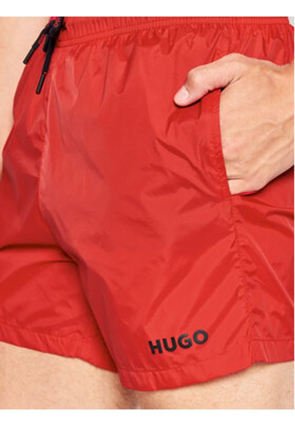 Hugo Szorty kąpielowe Haiti 50469312 Czerwony Regular Fit. Kolor: czerwony. Materiał: syntetyk