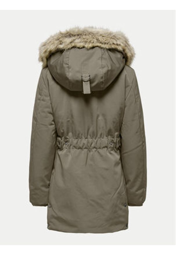 only - ONLY Parka New Priska 15300627 Szary Regular Fit. Kolor: szary. Materiał: syntetyk