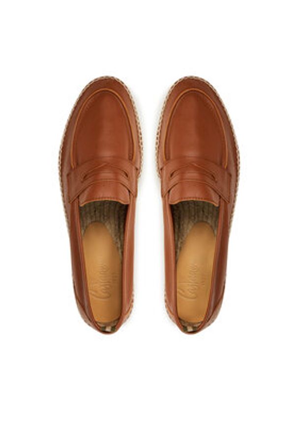 Castañer Espadryle Nacho/104 25730 Brązowy. Kolor: brązowy. Materiał: skóra