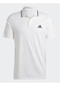 Adidas - adidas Polo Essentials Piqué Small Logo Polo Shirt IC9315 Biały Regular Fit. Typ kołnierza: polo. Kolor: biały. Materiał: bawełna #5
