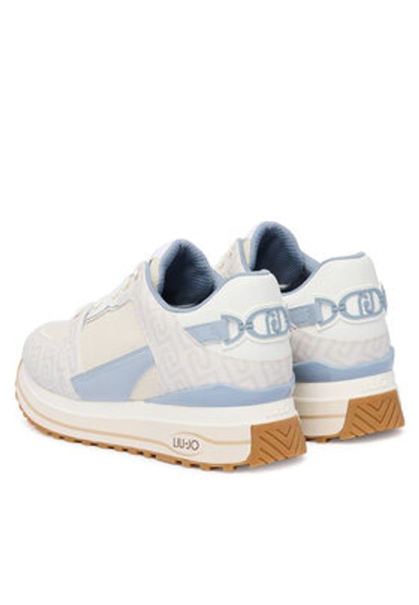 Liu Jo Sneakersy Maxi Wonder 91 BA6011 TX518 Szary. Kolor: szary. Materiał: skóra