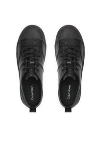 Calvin Klein Trampki Low Top Lace Up Lth HM0HM01045 Czarny. Kolor: czarny. Materiał: skóra #4