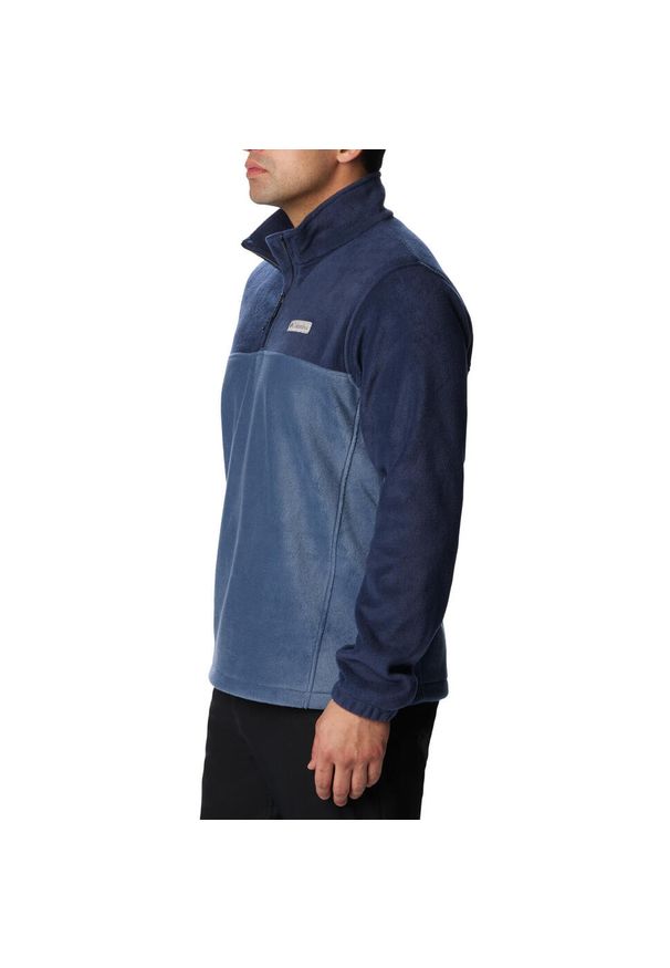 columbia - Polar turystyczny męski Steens Mountain Half Zip Fleece. Kolor: niebieski. Materiał: poliester. Sport: turystyka piesza