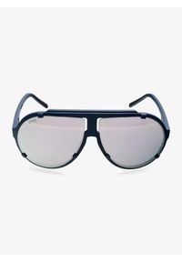 Okulary przeciwsłoneczne Uvex Esntl Pina - blue matt/mirror silver. Kolor: niebieski. Sport: turystyka piesza