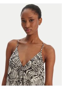 Seafolly Sukienka letnia C Shells 55763-DR Czarny Regular Fit. Kolor: czarny. Materiał: wiskoza. Sezon: lato #4