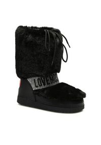 Love Moschino - LOVE MOSCHINO Śniegowce JA24222G0HJW0000 Czarny. Kolor: czarny. Materiał: skóra #6