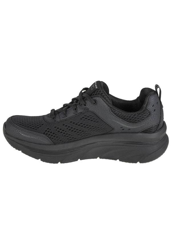 skechers - Buty sportowe Sneakersy damskie, Skechers D'Lux Walker-Infinite Motion. Kolor: czarny. Sport: turystyka piesza