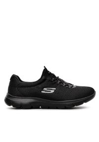 skechers - Buty na co dzień damskie SKECHERS SUMMITS wsuwane. Okazja: na co dzień. Zapięcie: bez zapięcia. Kolor: czarny