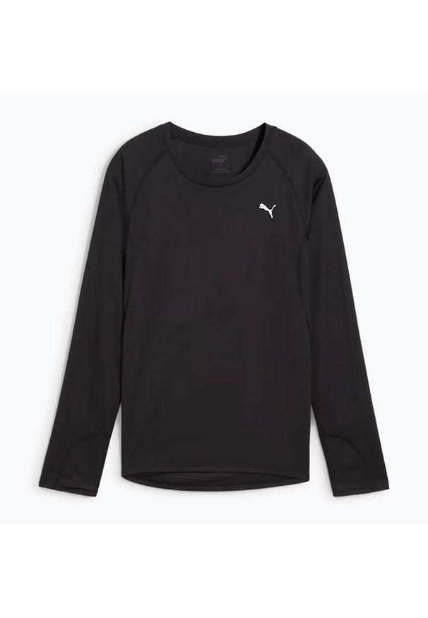 Puma - Longsleeve do biegania damski PUMA Run Velocity Poly. Kolor: czarny. Długość rękawa: długi rękaw. Sport: bieganie