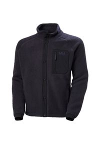 Kurtka z dresu Helly Hansen Panorama Pile Snap. Kolor: fioletowy. Materiał: dresówka #1