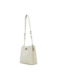 Calvin Klein Torebka Ck Bucket Bag_Tex K60K613179 Biały. Kolor: biały. Materiał: skórzane #6