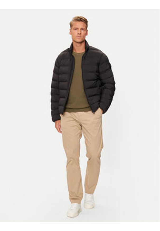 TOMMY HILFIGER - Tommy Hilfiger Kurtka zimowa MW0MW37259 Czarny Regular Fit. Kolor: czarny. Materiał: syntetyk. Sezon: zima