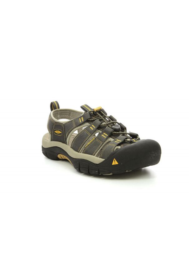 keen - Buty trekkingowe męskie Keen Newport H2. Kolor: szary, wielokolorowy, beżowy. Materiał: syntetyk, skóra, materiał. Sport: turystyka piesza