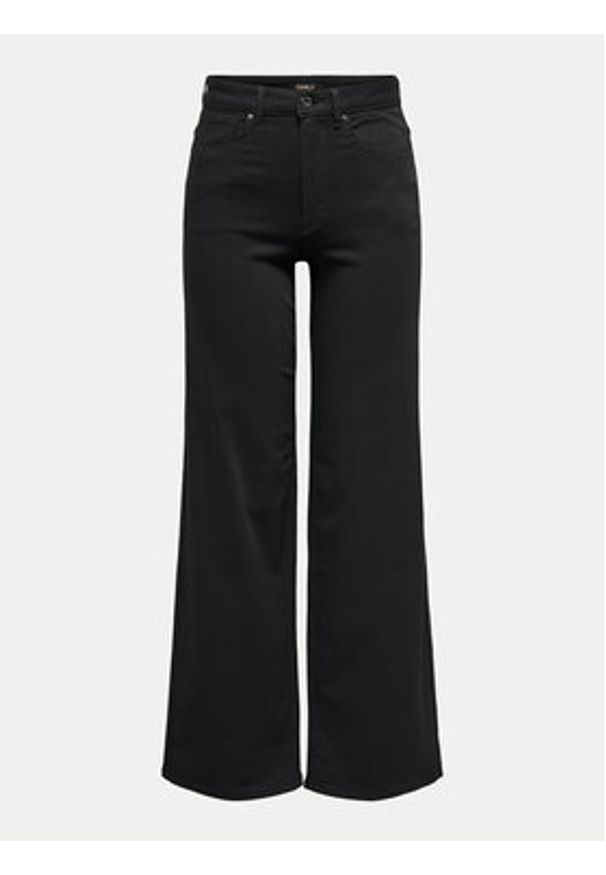 only - ONLY Jeansy Madison 15301338 Czarny Wide Leg. Kolor: czarny
