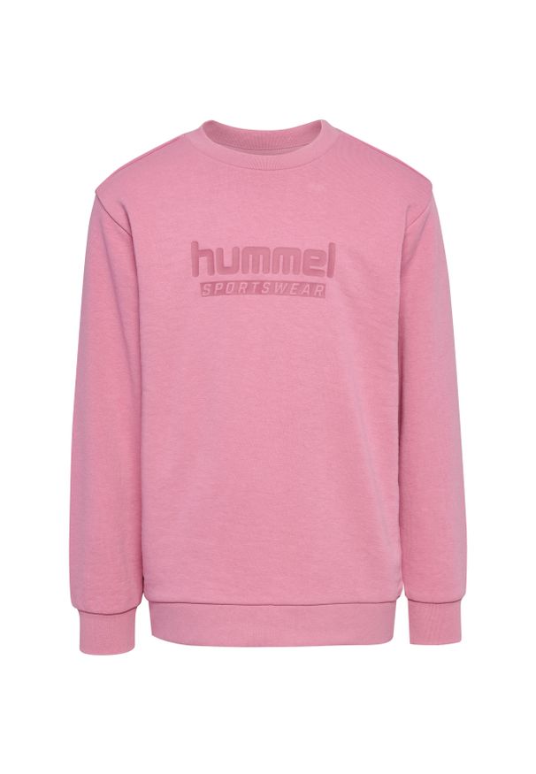 Bluza dziecięca Hummel Base. Kolor: różowy. Wzór: nadruk