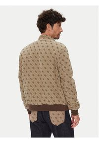 Guess Kurtka bomber M5YL04 WGUE0 Brązowy Regular Fit. Kolor: brązowy. Materiał: syntetyk