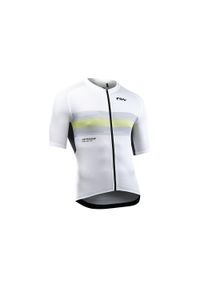 Koszulka rowerowa NORTHWAVE Force Evo Jersey. Kolor: biały, żółty, wielokolorowy. Materiał: jersey. Sport: kolarstwo