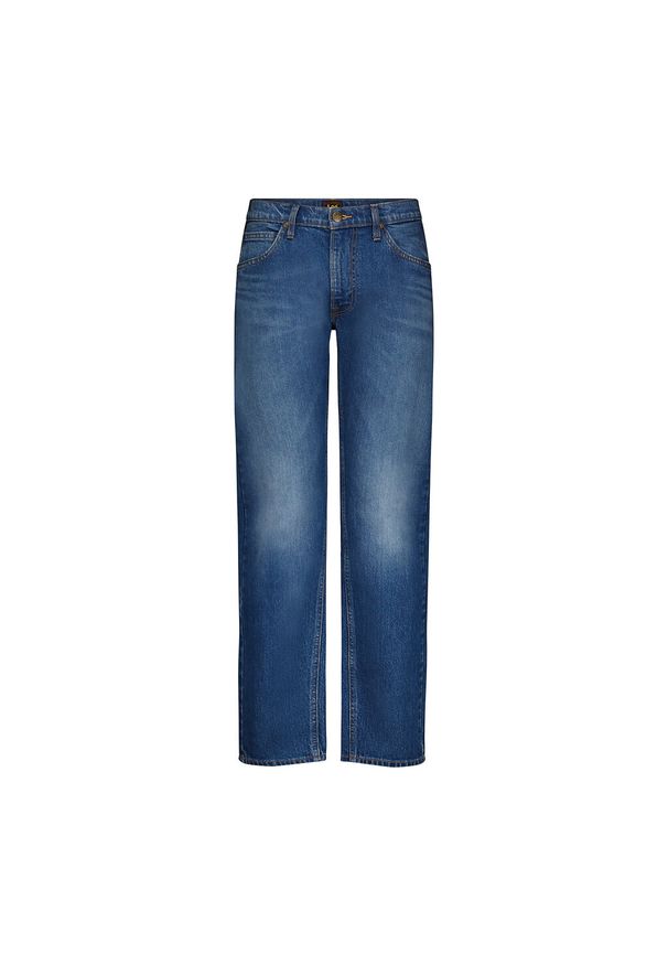Lee - LEE DAREN ZIP FLY MĘSKIE SPODNIE JEANSOWE JEANSY DŻINSY DARK SKYE 112350159 L707016189
