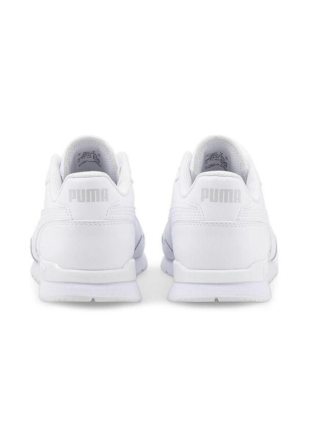 Buty do chodzenia Puma ST RUNNER V3 L JR. Kolor: biały. Materiał: materiał, syntetyk. Sport: turystyka piesza