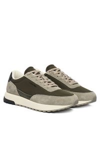 Calvin Klein Sneakersy Low Top Lace Up Repreve Mix HM0HM01714 Zielony. Kolor: zielony. Materiał: zamsz, skóra #4