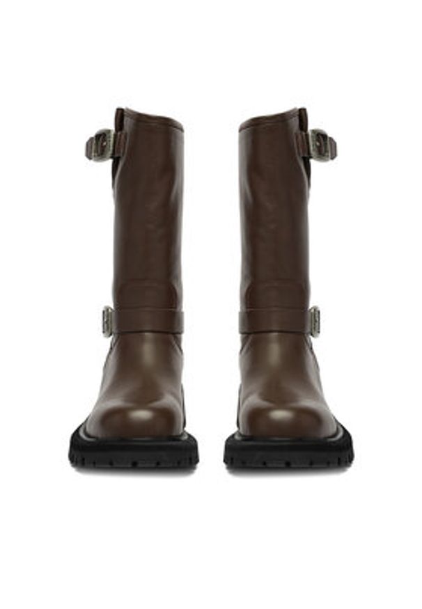 G-Star RAW - G-Star Raw Kozaki EO-ERVA-LT2520-101 Brązowy. Kolor: brązowy. Materiał: skóra