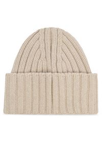 TOMMY HILFIGER - Tommy Hilfiger Czapka Th Crest Fluffy AW0AW18210 Écru. Materiał: wełna #3