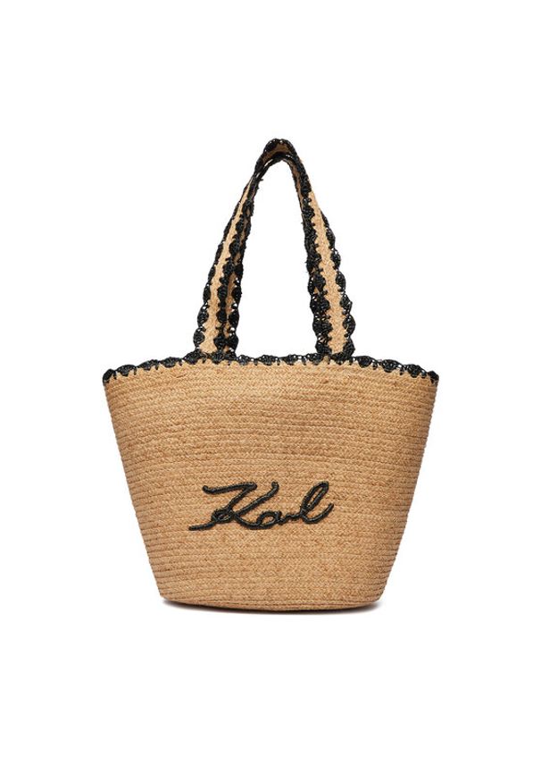 Karl Lagerfeld - KARL LAGERFELD Torebka B1W46070 Beżowy. Kolor: beżowy