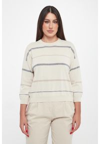 Sweter damski w paski PESERICO. Wzór: paski #4