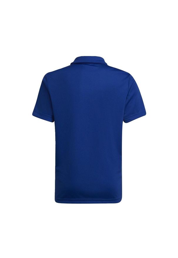 Adidas - Koszulka polo piłkarska dla dzieci adidas Entrada 22 Polo. Typ kołnierza: polo. Kolor: niebieski. Sport: piłka nożna