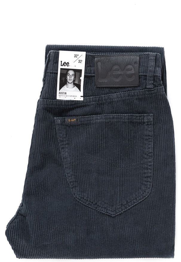 Lee - LEE SPODNIE MĘSKIE AUSTIN GREY L733DC24 112119876. Materiał: sztruks