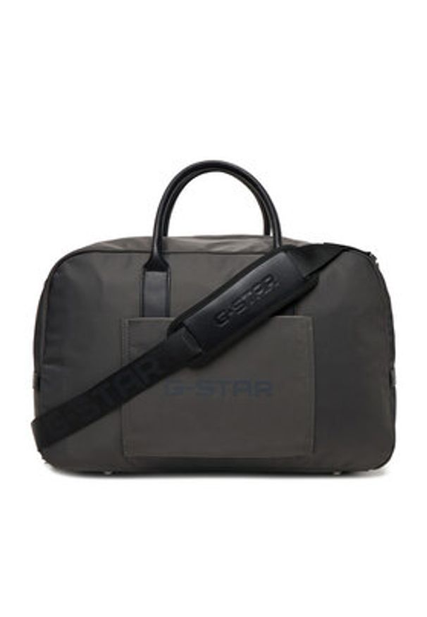 G-Star RAW - G-Star Raw Torba weekendowa EO-LEON-LX8740J Szary. Kolor: szary. Materiał: materiał