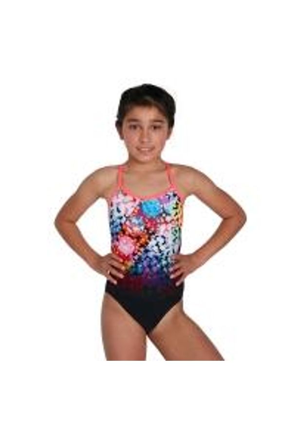 Strój kąpielowy dla dzieci Speedo Jf Polka. Kolor: wielokolorowy, czarny. Materiał: poliester