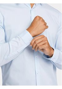 Lindbergh Koszula 30-203172 Błękitny Slim Fit. Kolor: niebieski. Materiał: bawełna #9