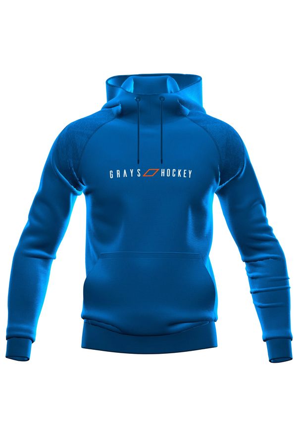 GRAYS - Bluza z kapturem dla dzieci Grays Hockey GTS. Typ kołnierza: kaptur. Kolor: niebieski