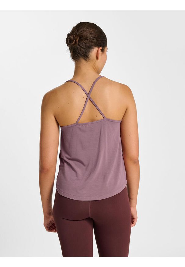 Damski tank top Hummel Yoga Soft. Kolor: fioletowy. Sport: joga i pilates, fitness