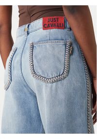 Just Cavalli Jeansy 80PAB5T2 CDWCH Granatowy Straight Fit. Kolor: niebieski #2