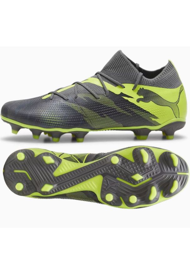 Buty Puma Future 7 Match Rush FG/AG M 107842 01 szare. Kolor: szary. Materiał: materiał, syntetyk. Szerokość cholewki: normalna. Sport: piłka nożna