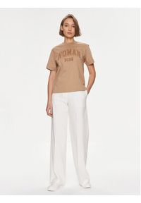 BOSS - Boss T-Shirt Elpha 50514737 Beżowy Regular Fit. Kolor: beżowy. Materiał: bawełna #3