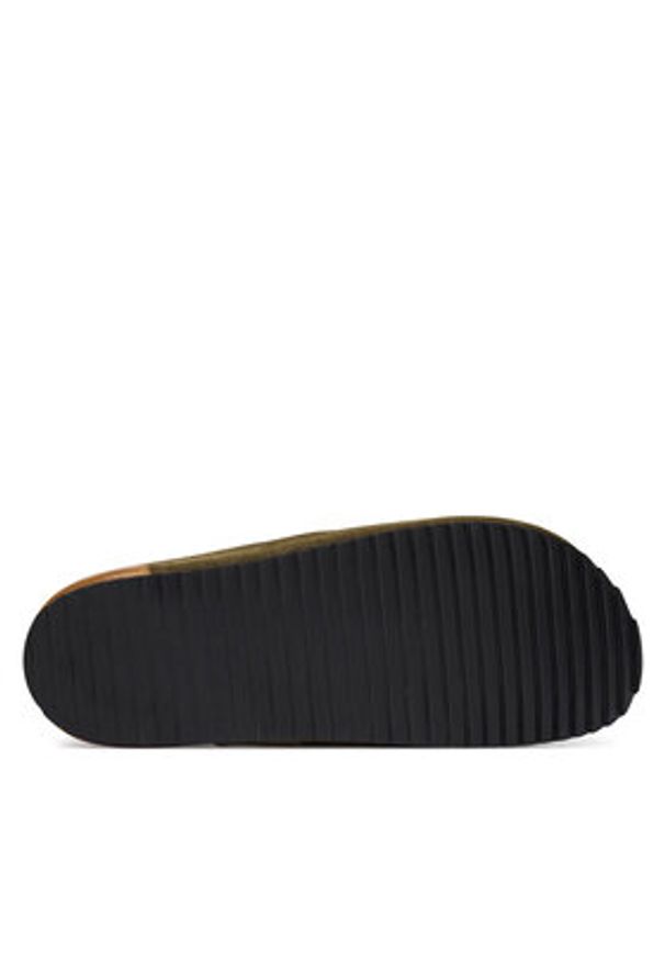 Pepe Jeans Klapki Corby Clog M PMS90123 Khaki. Kolor: brązowy. Materiał: zamsz, skóra