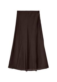 Vero Moda Spódnica midi Elena 10337459 Brązowy Regular Fit. Kolor: brązowy. Materiał: syntetyk #4