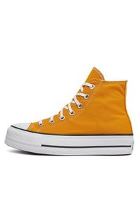 Converse Trampki Chuck Taylor All Star Lift Platform HI A06506C Żółty. Kolor: żółty. Materiał: materiał. Obcas: na platformie #2