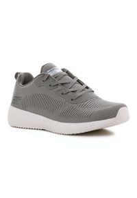 skechers - Buty Skechers Squad Men's Sneakers M 232290-GRY szare. Kolor: szary. Materiał: syntetyk, materiał. Szerokość cholewki: normalna