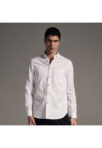 Reserved - Bawełniana koszula regular fit - Biały. Kolor: biały. Materiał: bawełna #1