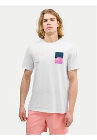 4f - 4F T-Shirt 4FWSS24TTSHM1289 Biały Regular Fit. Kolor: biały. Materiał: bawełna